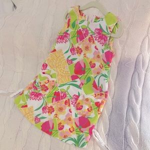 Lilly Pulitzer 4T Girls Multicolored Dress with Pockets